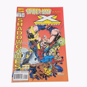 Marvel Spider-Man X Factor Shadowgames #1 1994 Comic Book Bagged Boarded